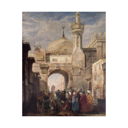 The al-Azhar Mosque, Cairo Puzzle | Adrien Dauzats - - 252 pcs (Vertical) - 