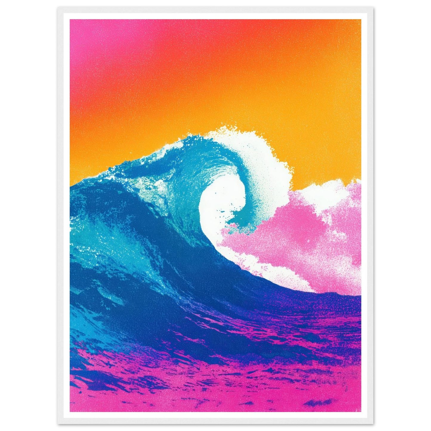 The Apex Wave - Framed Poster - 30x40 cm / 12x16″ - Black frame