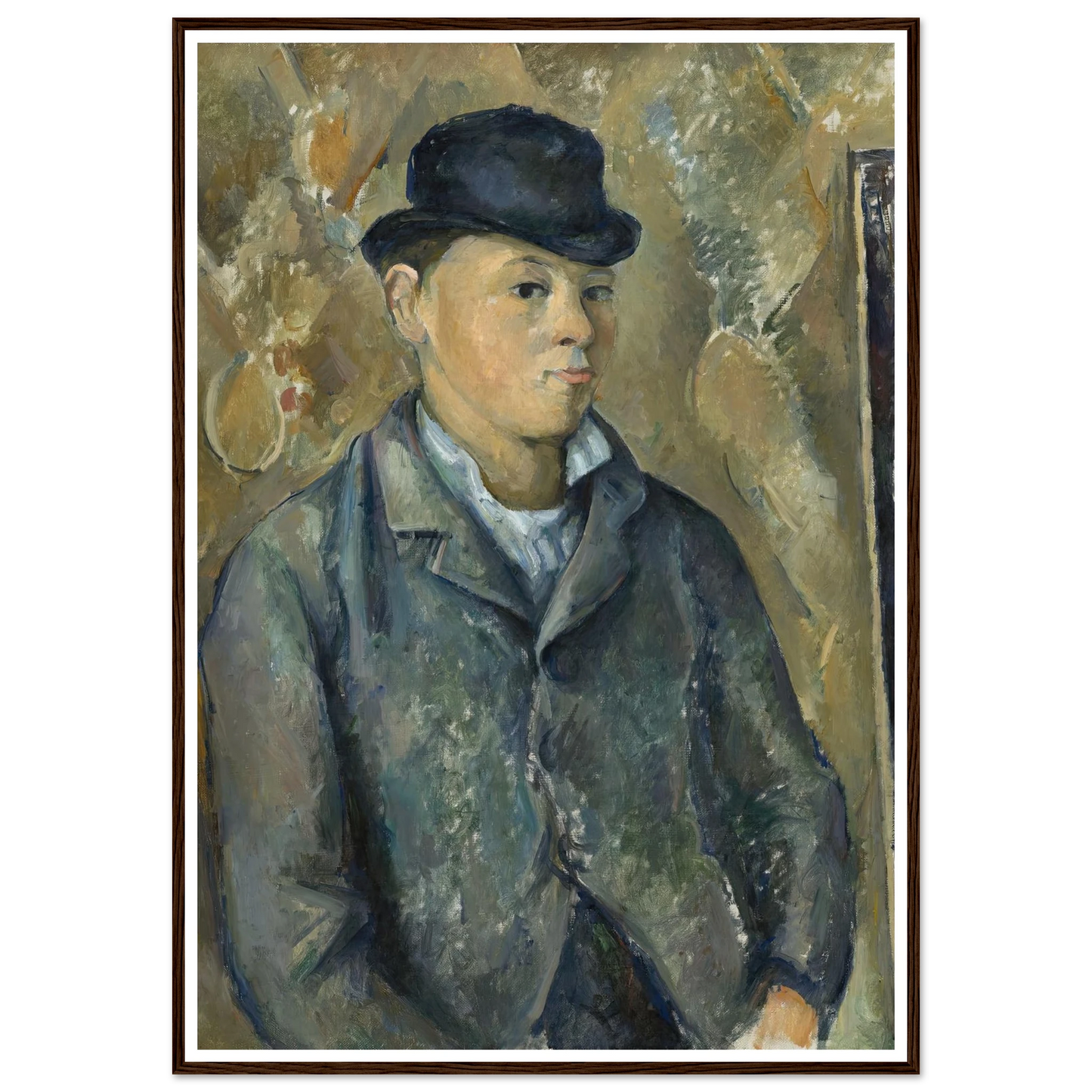 The Artist’s Son,Paul (1886-1887) Art Print | Paul Cezanne - Framed Poster - 30x40 cm / 12x16″ - Black frame