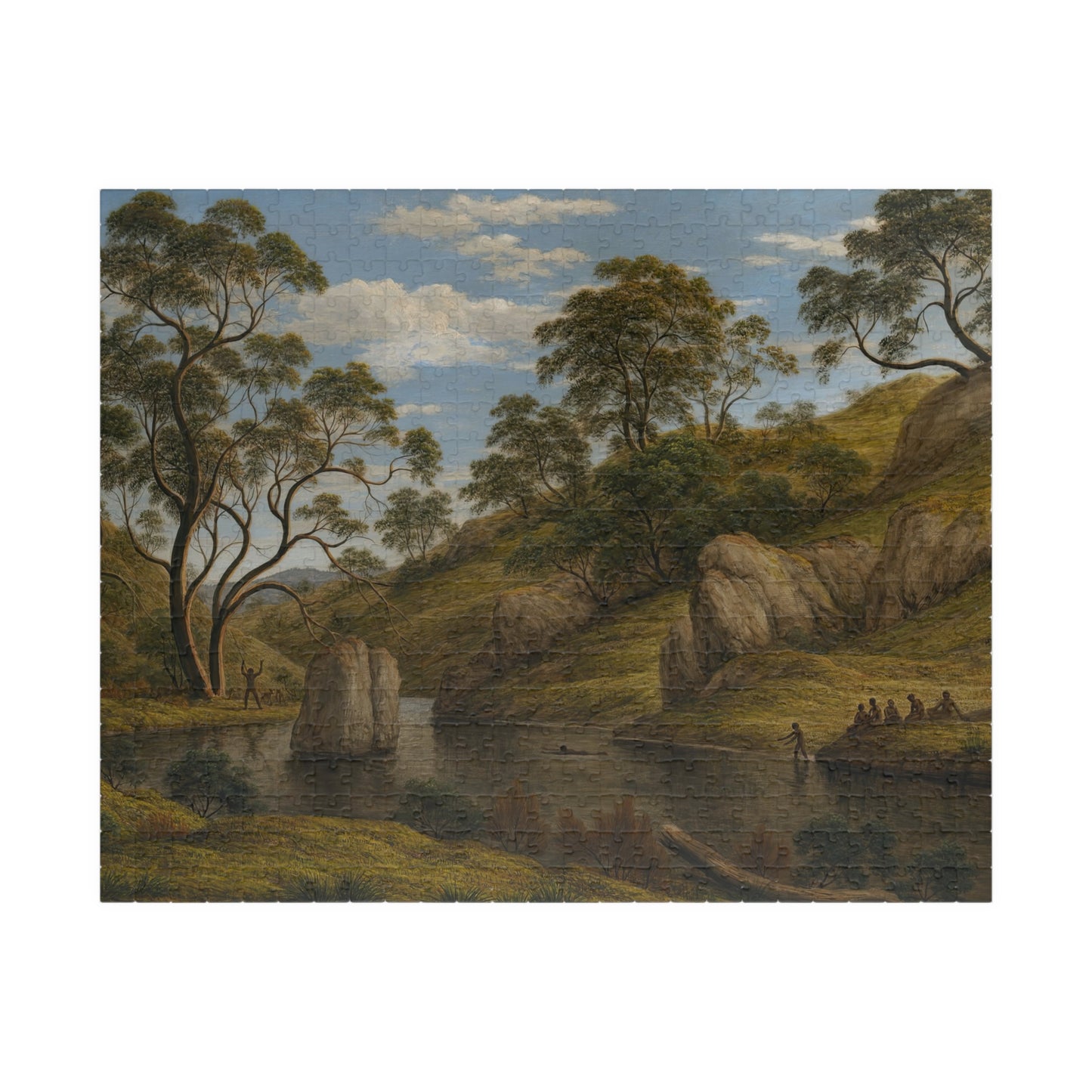 The bath of Diana, Van Diemen’s Land Puzzle | John Glover - - 252 pcs (Horizontal) - 