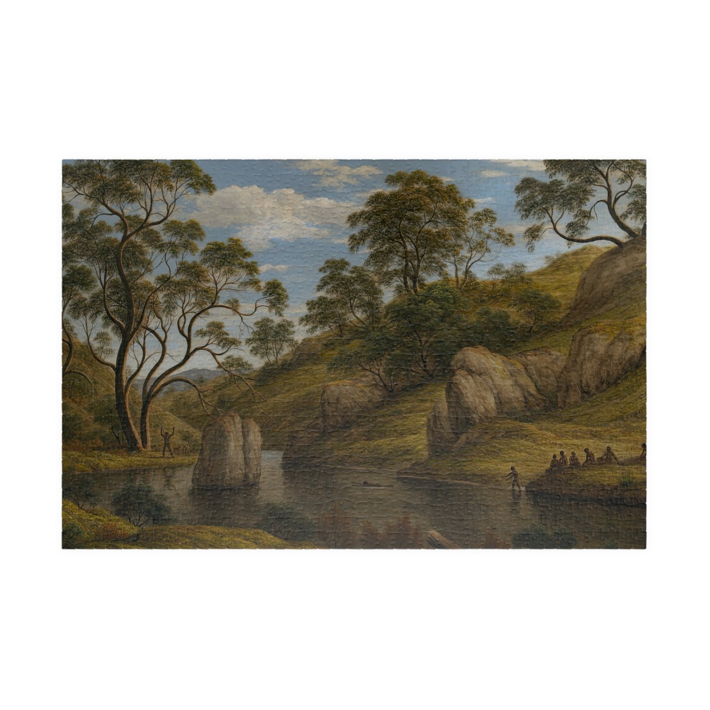 The bath of Diana, Van Diemen’s Land Puzzle | John Glover - - 252 pcs (Horizontal) - 