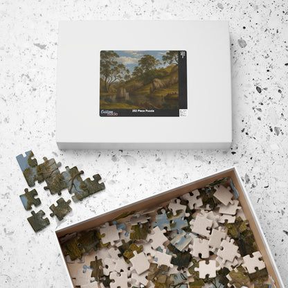 The bath of Diana, Van Diemen’s Land Puzzle | John Glover - - 252 pcs (Horizontal) - 