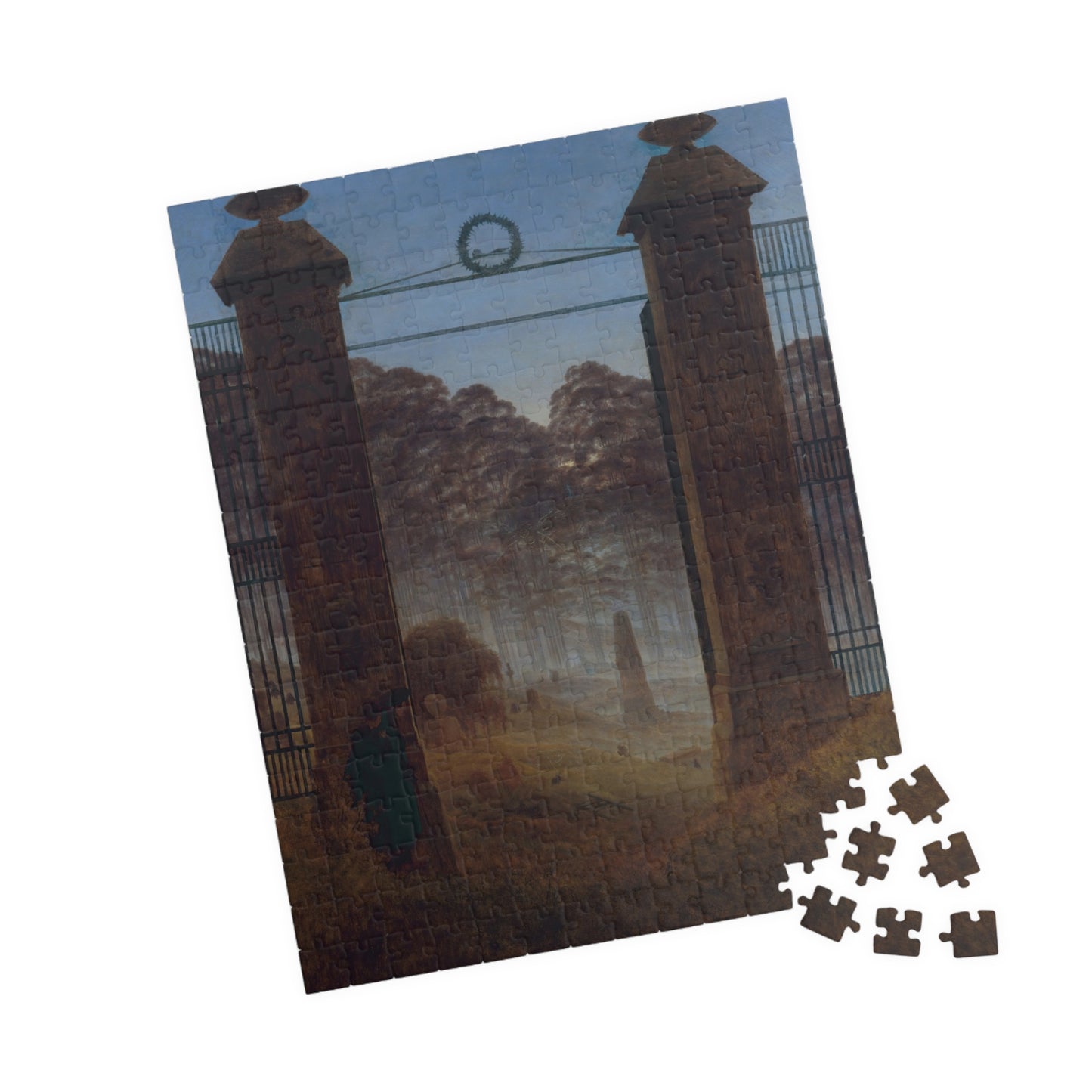 The Cemetary Puzzle | Caspar David Friedrich - - 252 pcs (Vertical) - 