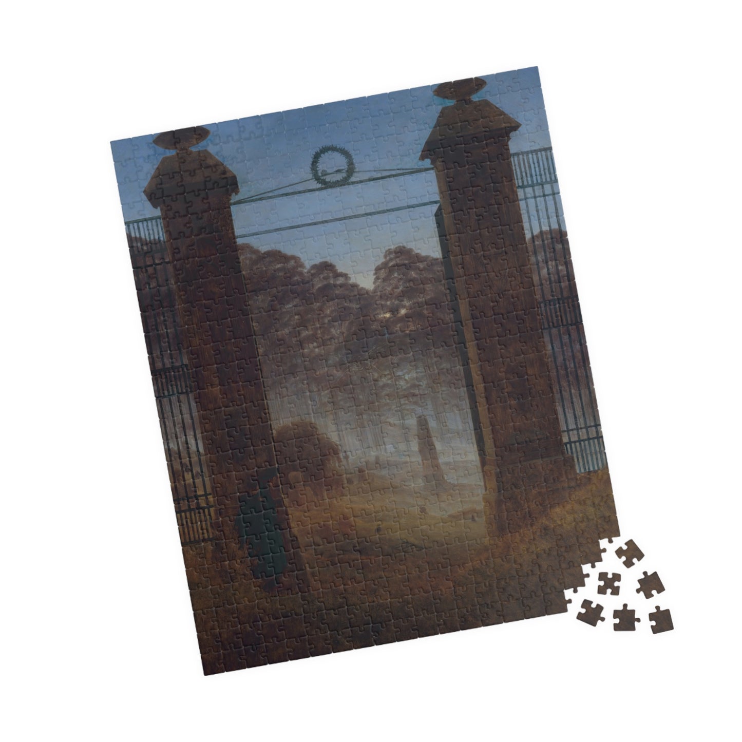 The Cemetary Puzzle | Caspar David Friedrich - - 252 pcs (Vertical) - 