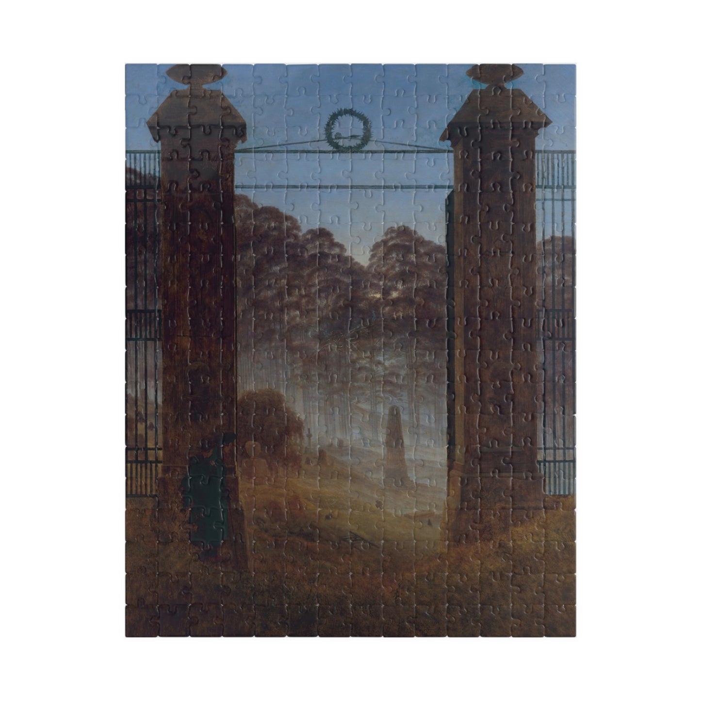 The Cemetary Puzzle | Caspar David Friedrich - - 252 pcs (Vertical) - 