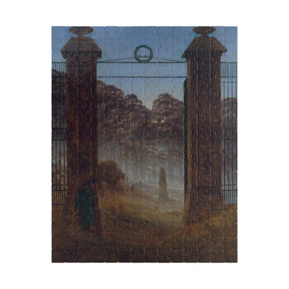 The Cemetary Puzzle | Caspar David Friedrich - - 252 pcs (Vertical) - 