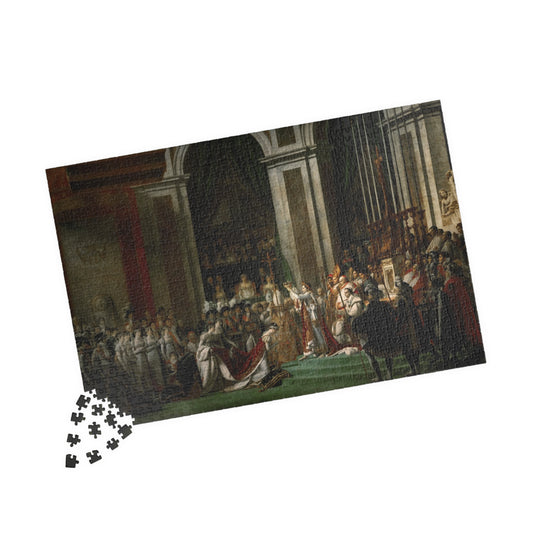 The Coronation of Napoleon Puzzle | Jacques Louis David - - 1014 pcs (Horizontal) - 