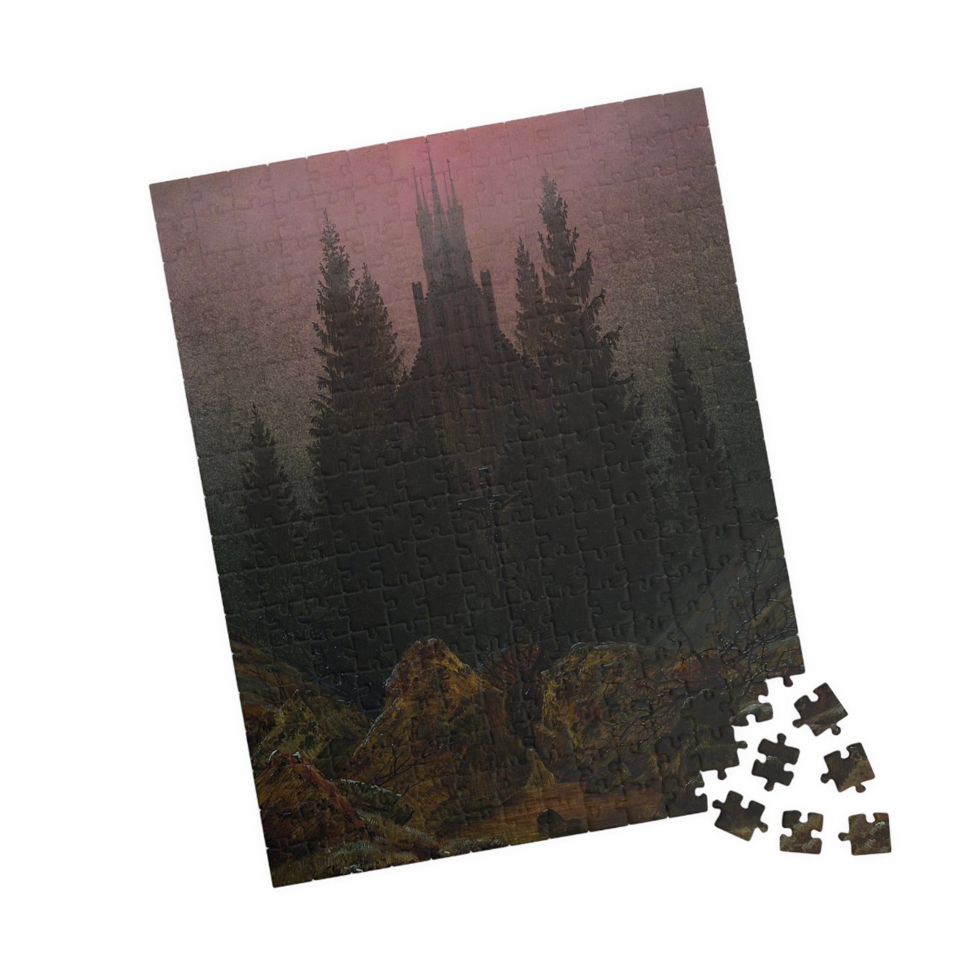 The Cross in the Mountains Puzzle | Caspar David Friedrich - - 252 pcs (Vertical) - 