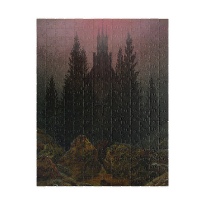 The Cross in the Mountains Puzzle | Caspar David Friedrich - - 252 pcs (Vertical) - 