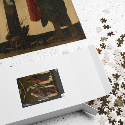 The Crucifixion with the Virgin and Saint John Puzzle | Hendrick ter Brugghen - - 1014 pcs (Vertical) - 