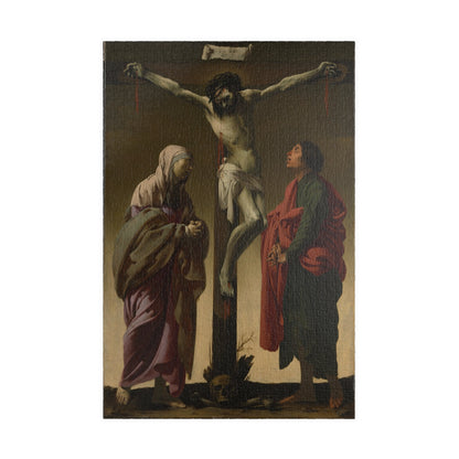 The Crucifixion with the Virgin and Saint John Puzzle | Hendrick ter Brugghen - - 1014 pcs (Vertical) - 
