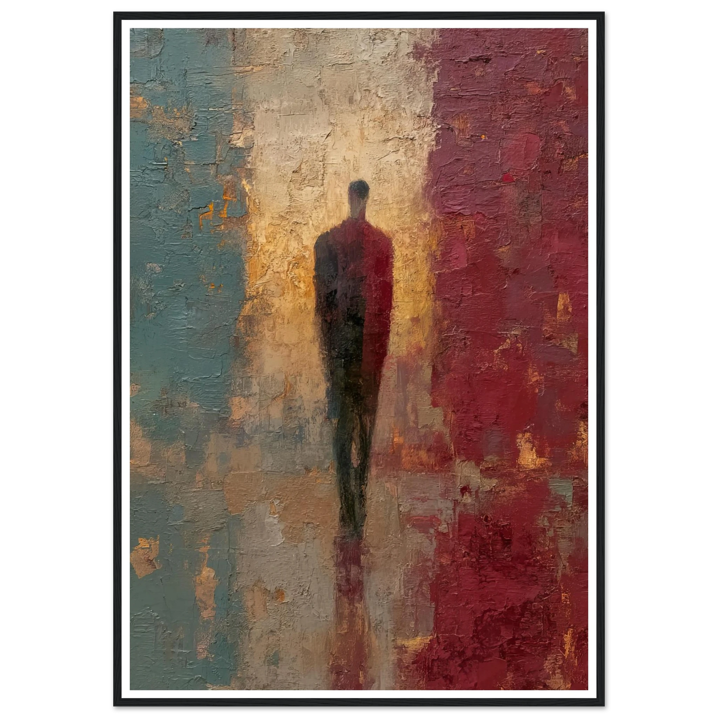 The Divide of Color Theory - Framed Poster - 30x40 cm / 12x16″ - Black frame