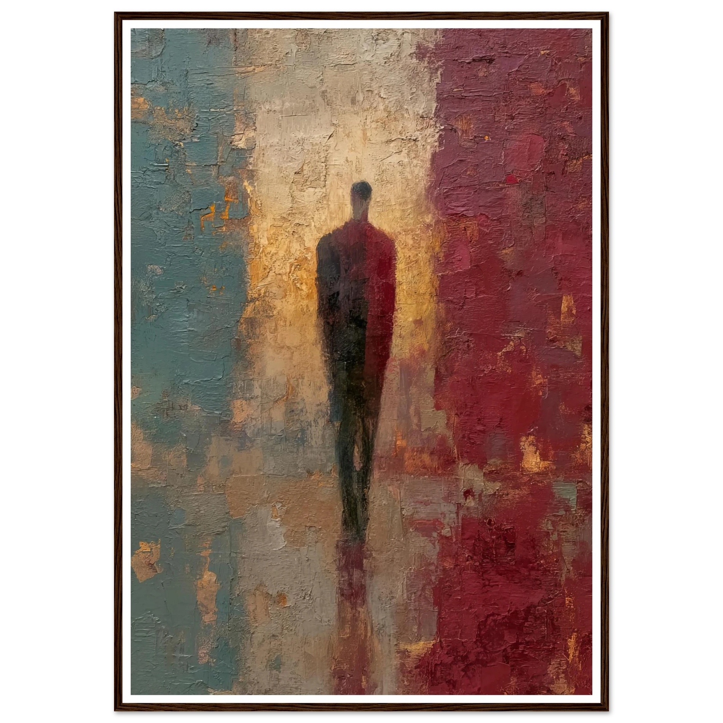 The Divide of Color Theory - Framed Poster - 30x40 cm / 12x16″ - Black frame