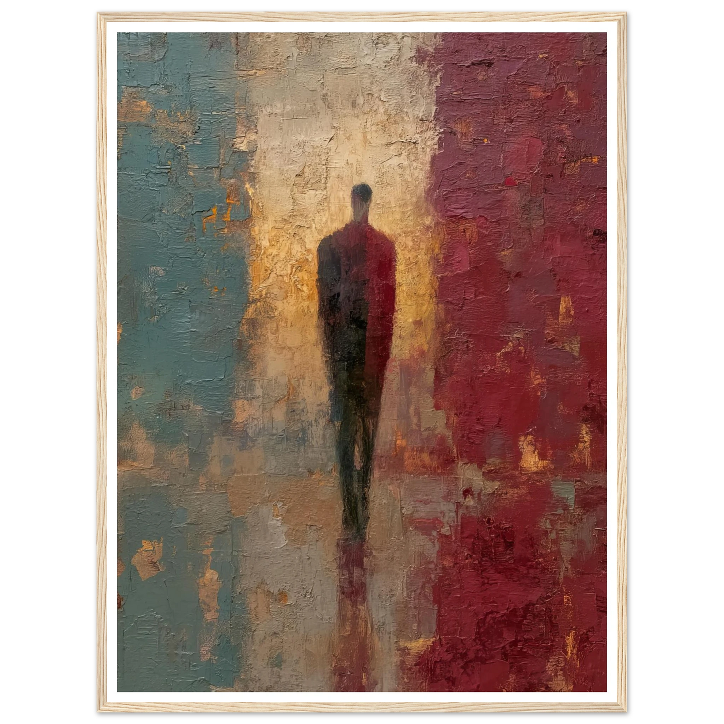 The Divide of Color Theory - Framed Poster - 30x40 cm / 12x16″ - Black frame