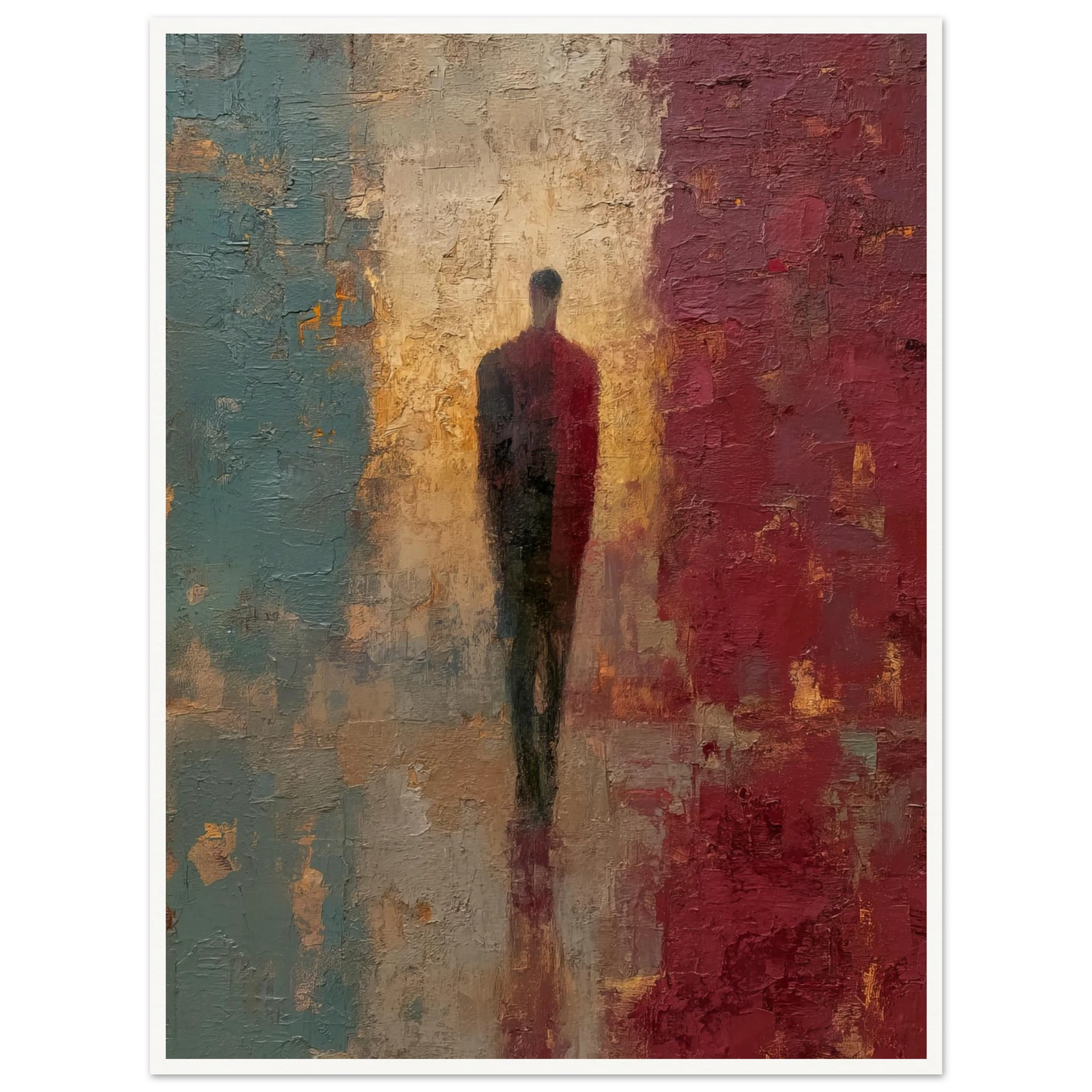 The Divide of Color Theory - Framed Poster - 30x40 cm / 12x16″ - Black frame