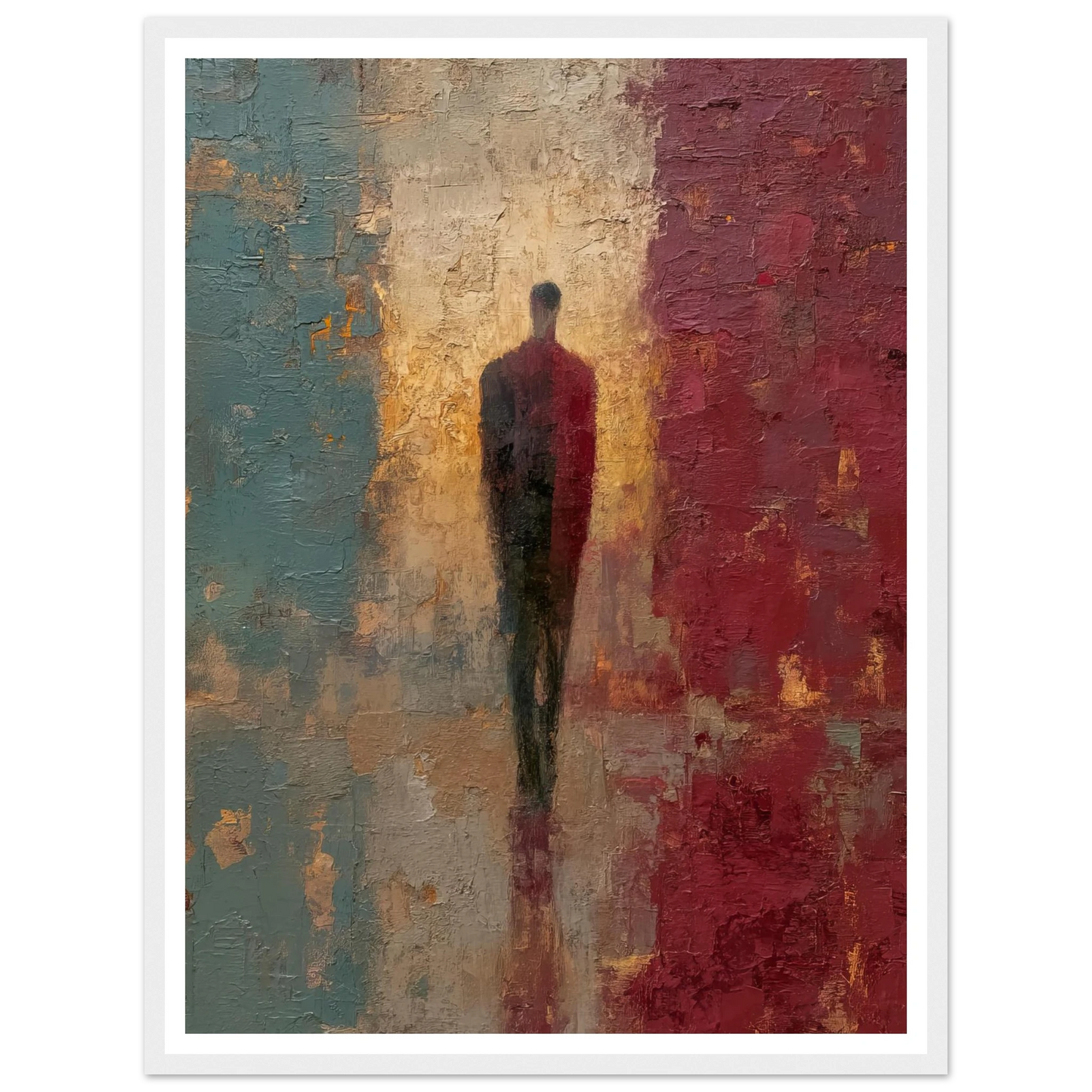 The Divide of Color Theory - Framed Poster - 30x40 cm / 12x16″ - Black frame