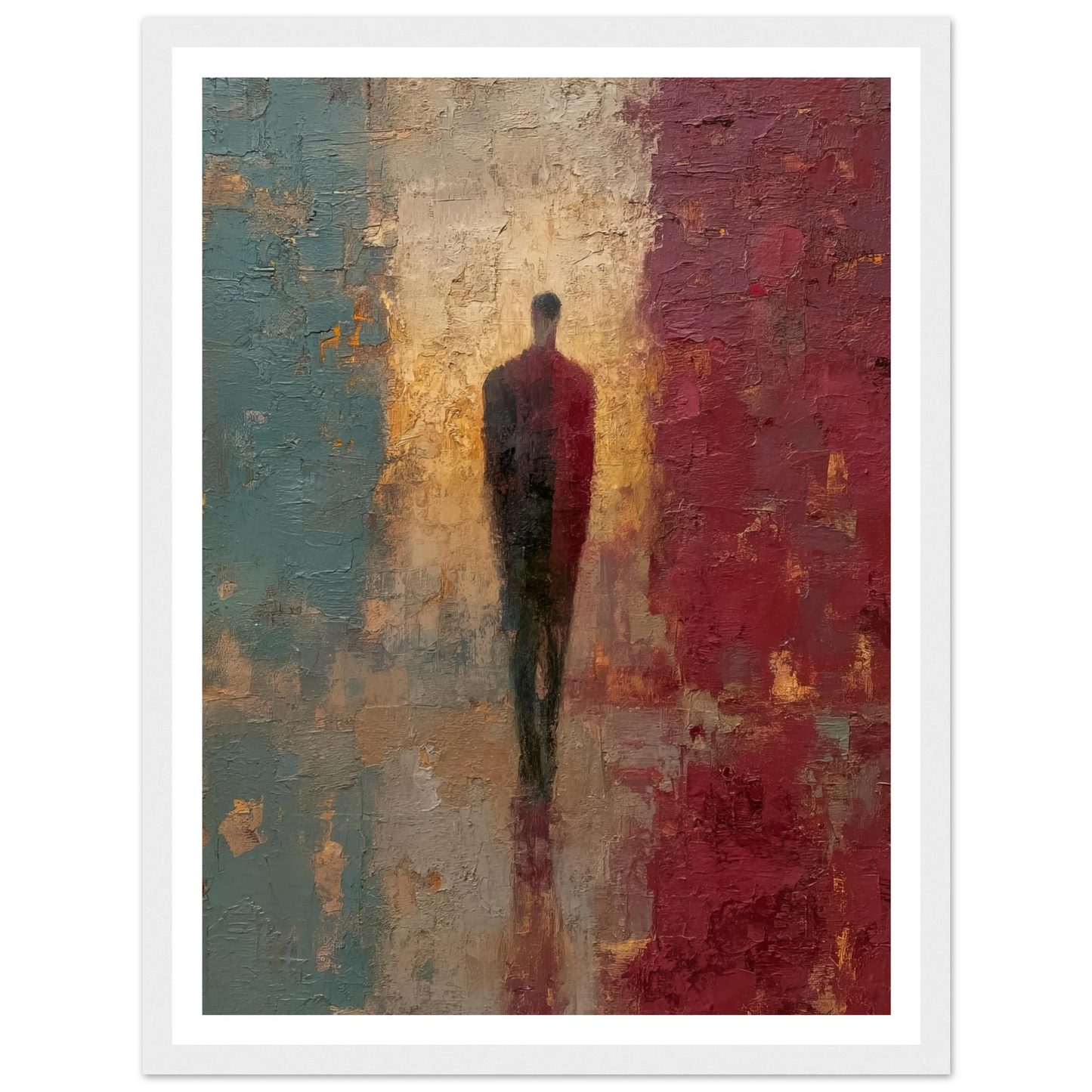 The Divide of Color Theory - Framed Poster - 30x40 cm / 12x16″ - Black frame