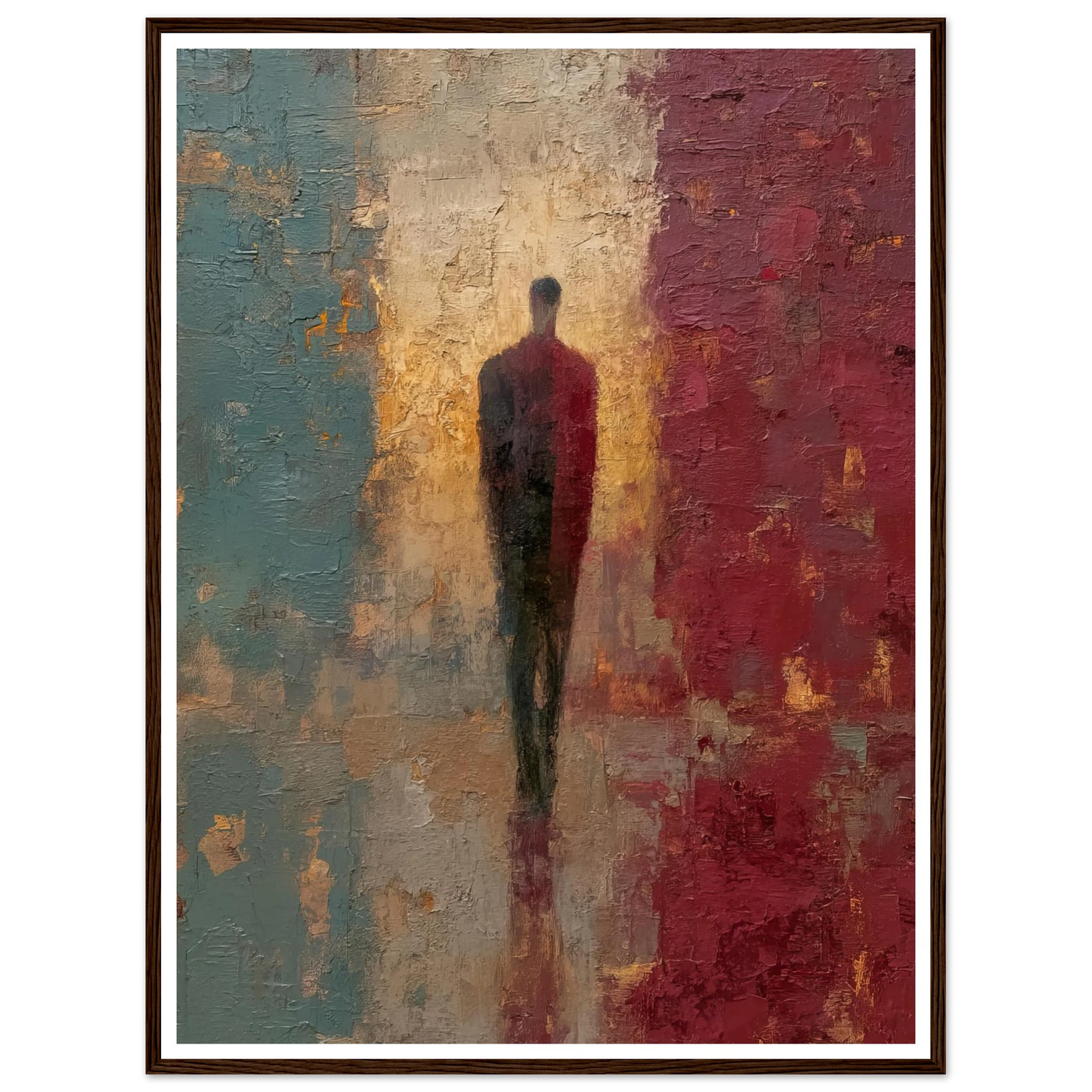 The Divide of Color Theory - Framed Poster - 30x40 cm / 12x16″ - Black frame