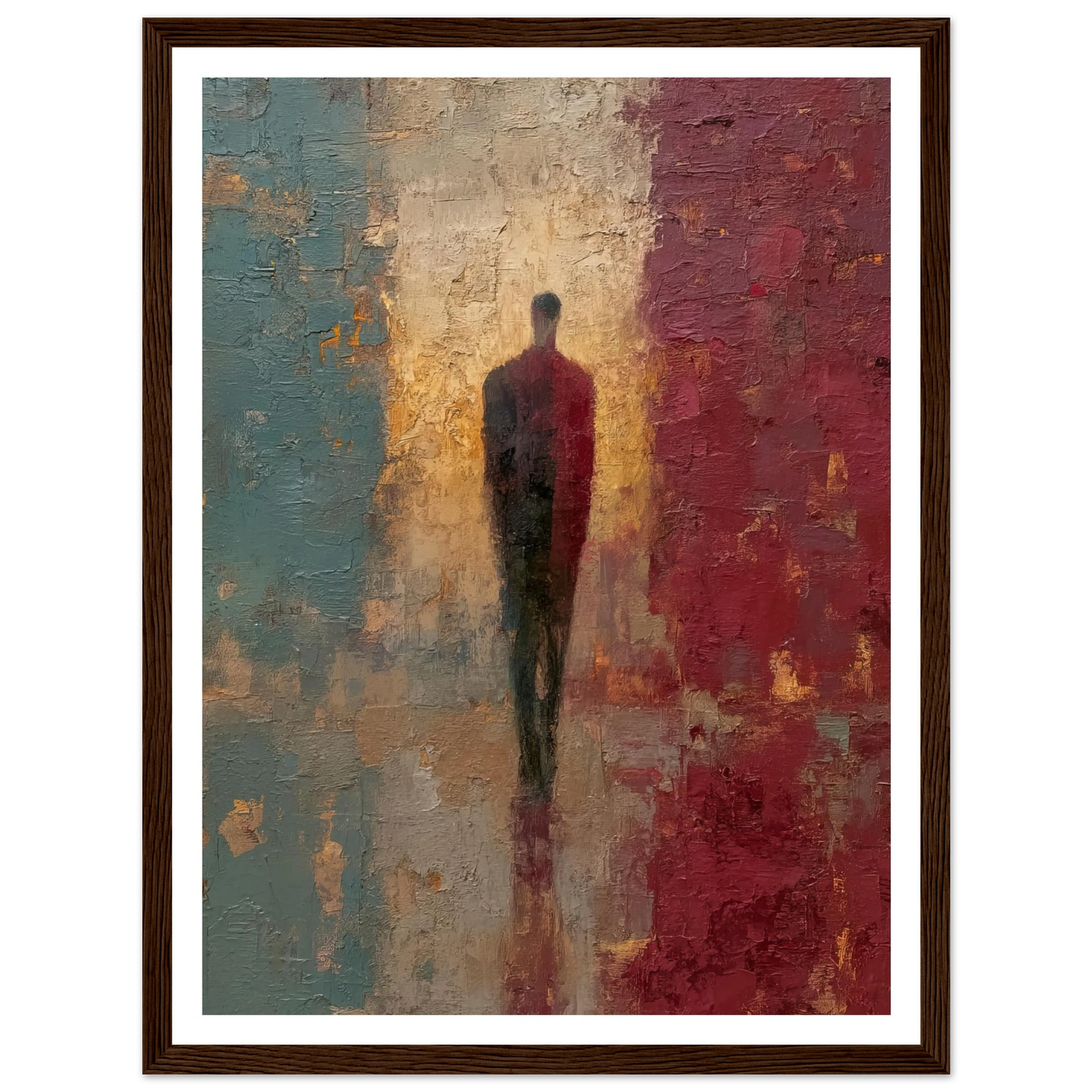 The Divide of Color Theory - Framed Poster - 30x40 cm / 12x16″ - Black frame