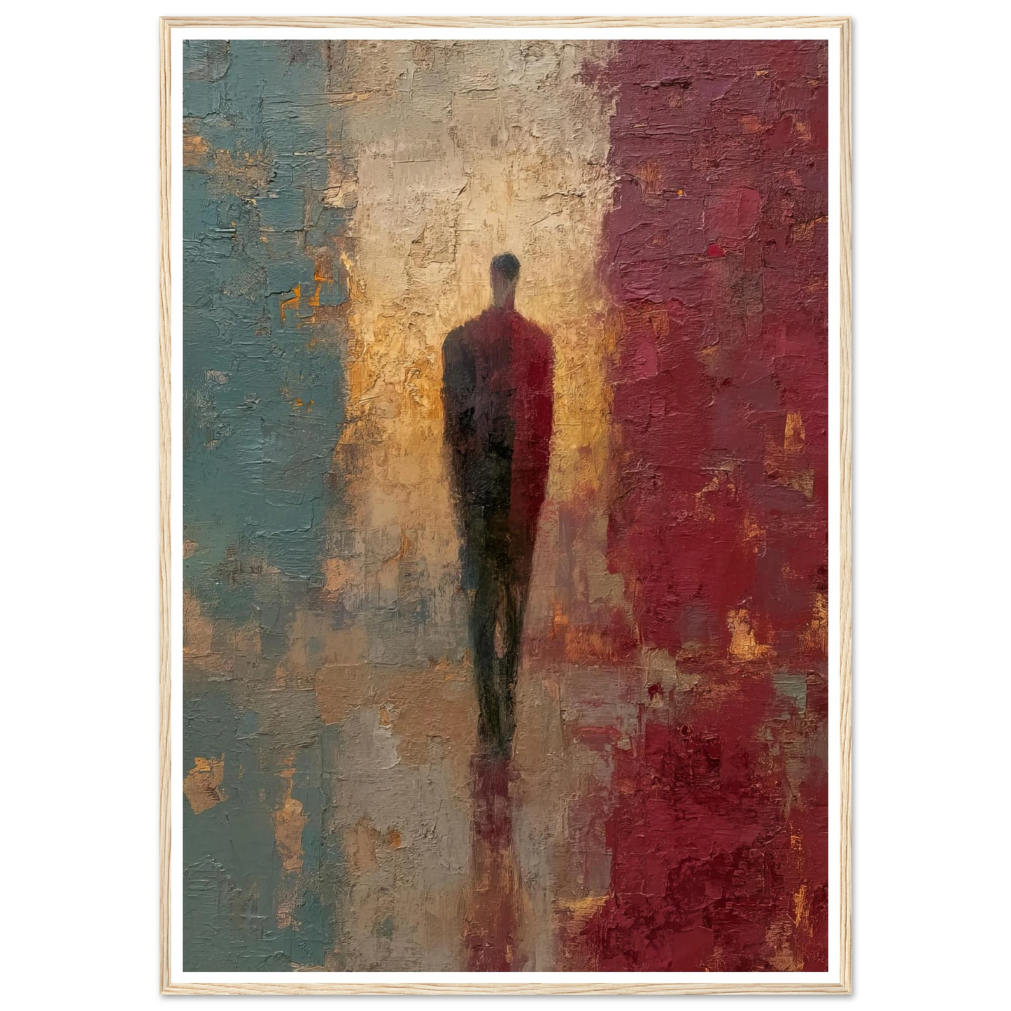 The Divide of Color Theory - Framed Poster - 30x40 cm / 12x16″ - Black frame