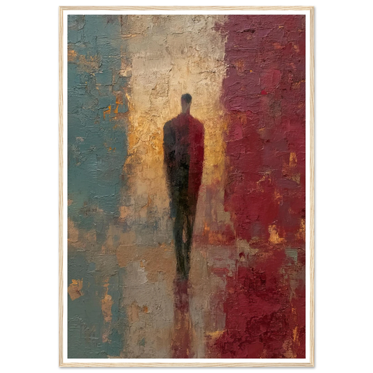 The Divide of Color Theory - Framed Poster - 30x40 cm / 12x16″ - Black frame