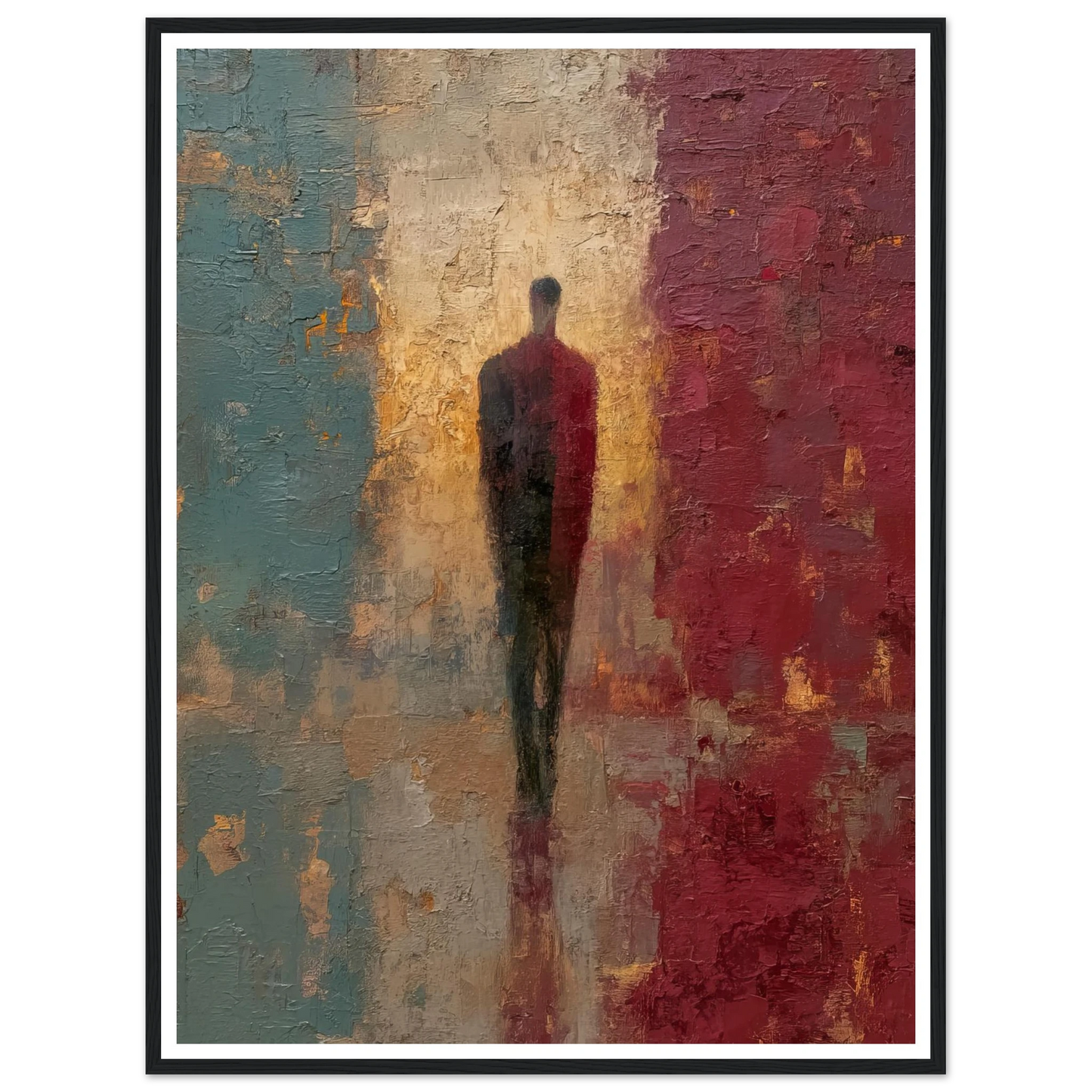 The Divide of Color Theory - Framed Poster - 30x40 cm / 12x16″ - Black frame