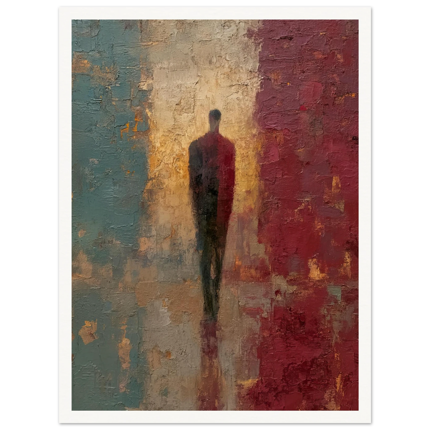 The Divide of Color Theory - Framed Poster - 30x40 cm / 12x16″ - Black frame