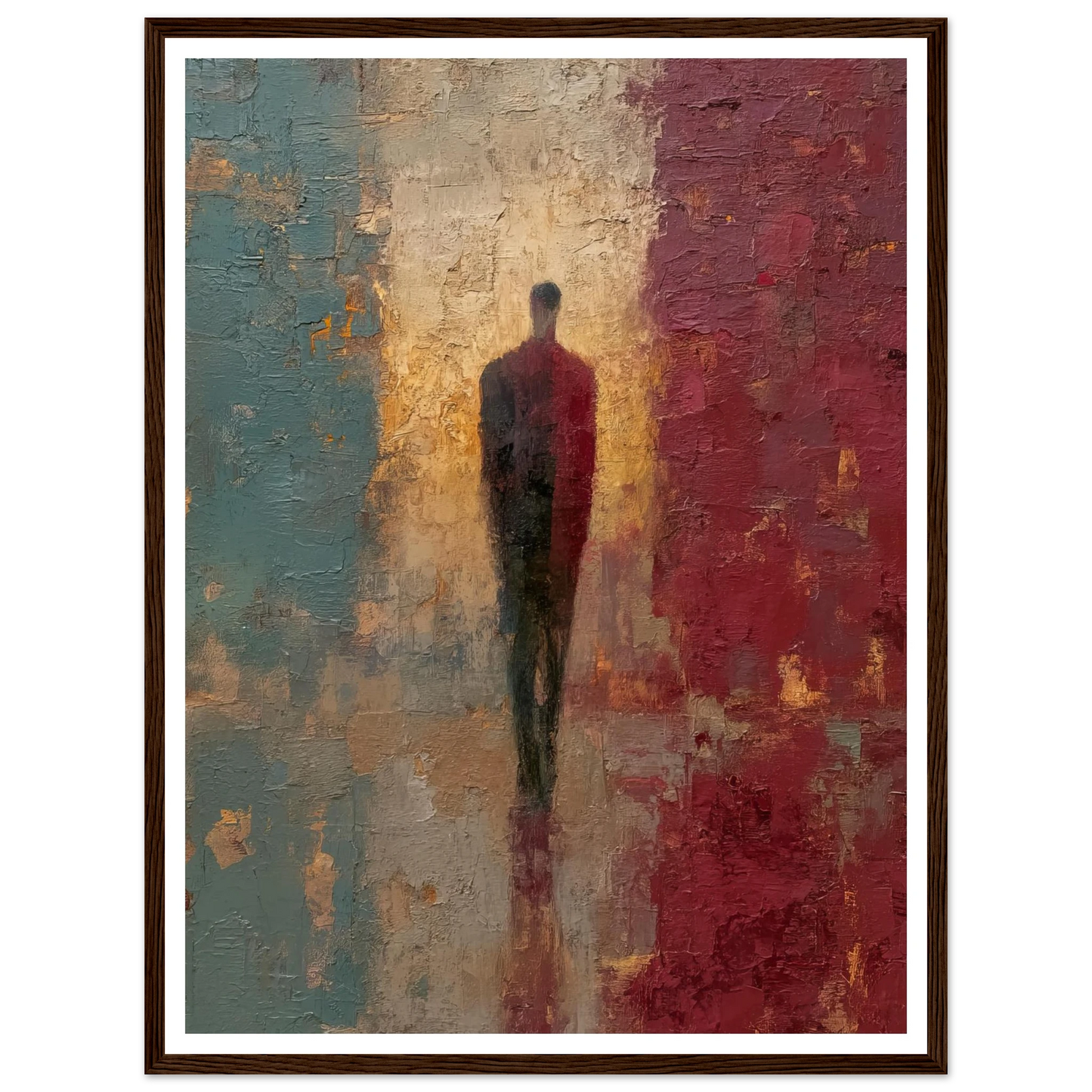 The Divide of Color Theory - Framed Poster - 30x40 cm / 12x16″ - Black frame