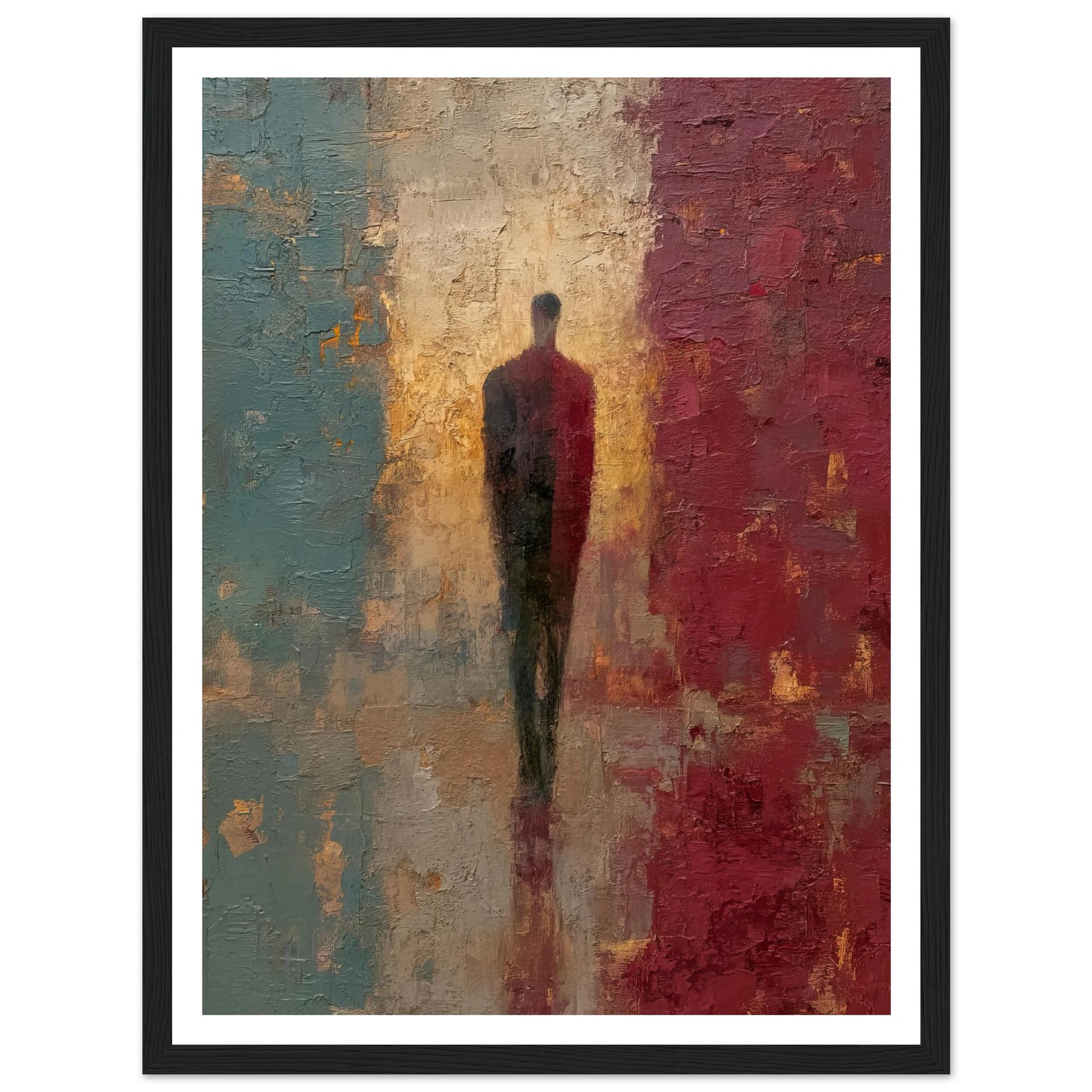 The Divide of Color Theory - Framed Poster - 30x40 cm / 12x16″ - Black frame
