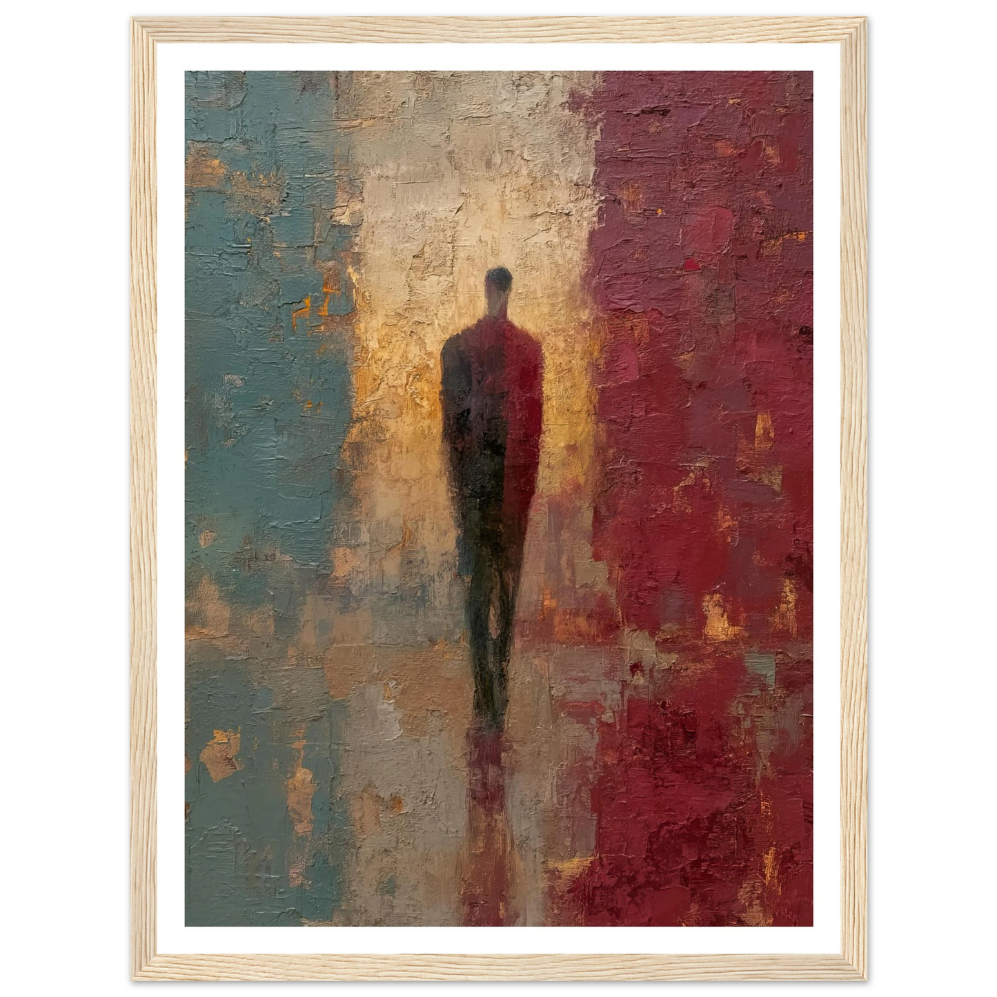 The Divide of Color Theory - Framed Poster - 30x40 cm / 12x16″ - Black frame