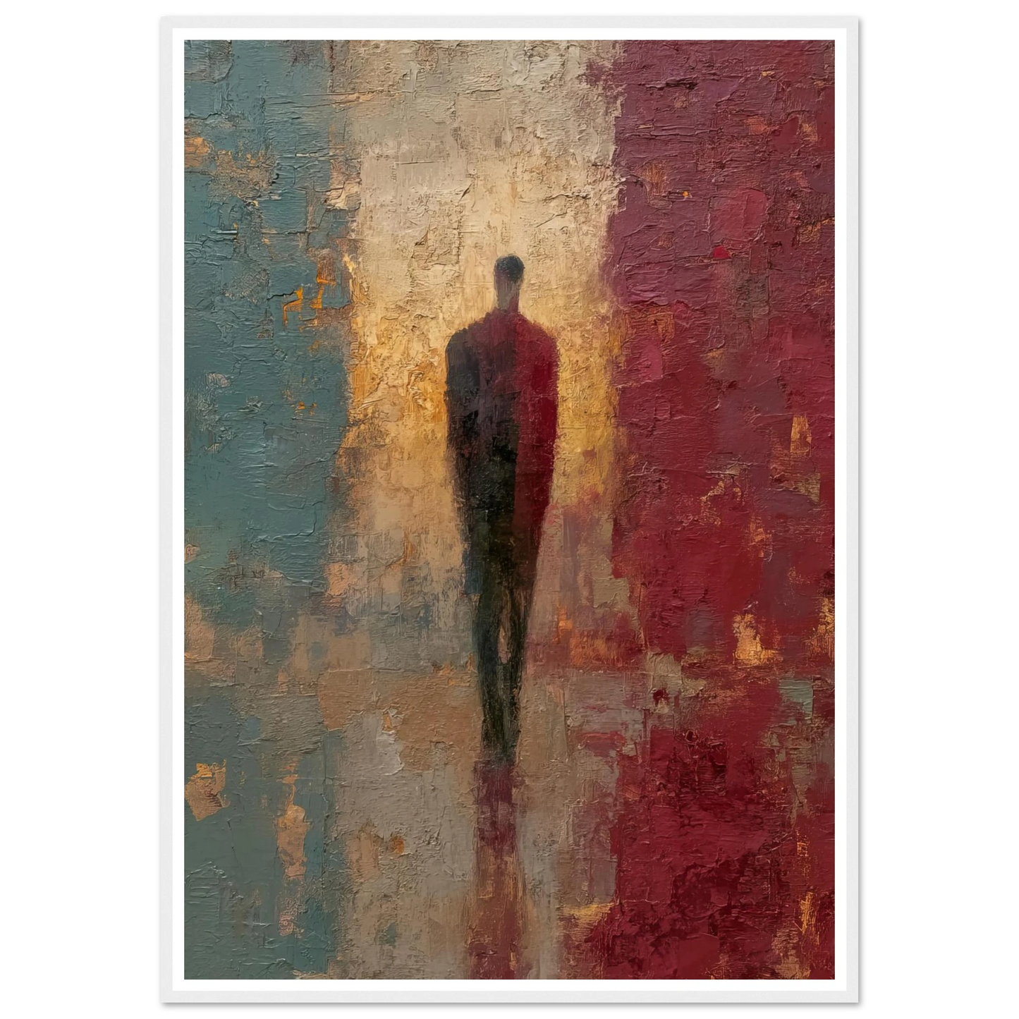 The Divide of Color Theory - Framed Poster - 30x40 cm / 12x16″ - Black frame