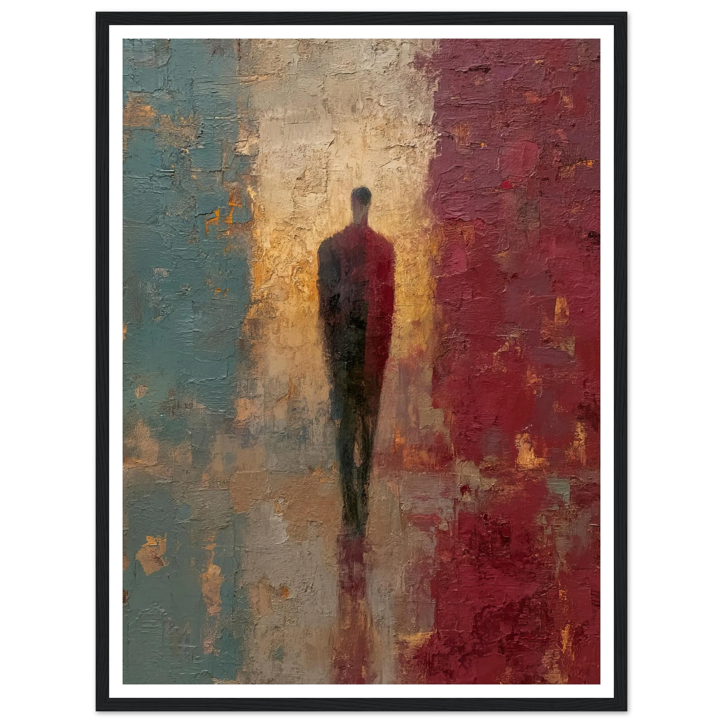 The Divide of Color Theory - Framed Poster - 30x40 cm / 12x16″ - Black frame