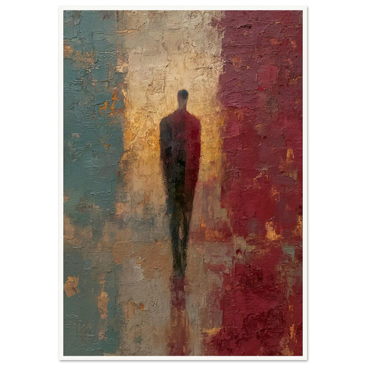 The Divide of Color Theory - Framed Poster - 30x40 cm / 12x16″ - Black frame