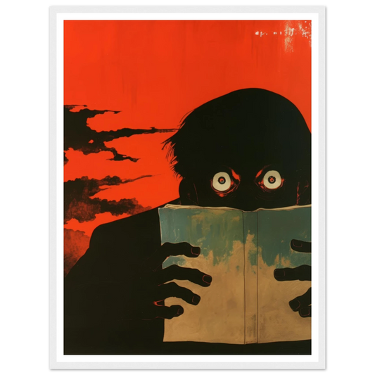 The Dreadful Page - Framed Poster - 30x40 cm / 12x16″ - Black frame