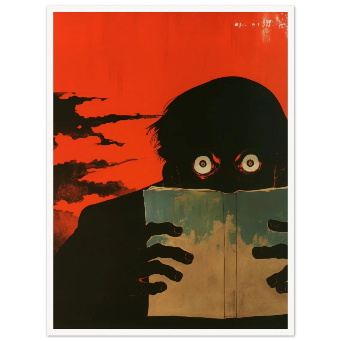 The Dreadful Page - Framed Poster - 30x40 cm / 12x16″ - Black frame