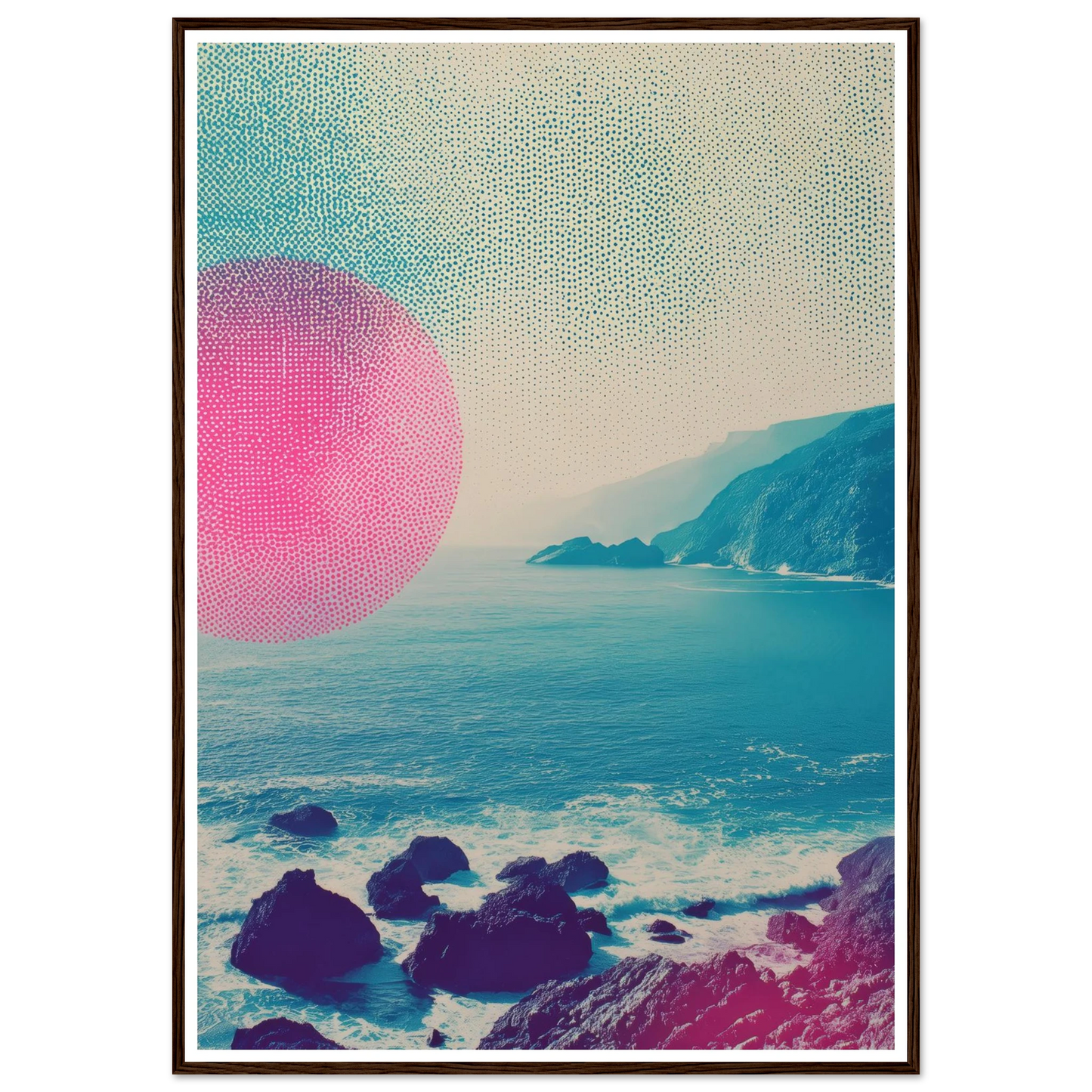 The False Sun - Framed Poster - 30x40 cm / 12x16″ - Black frame