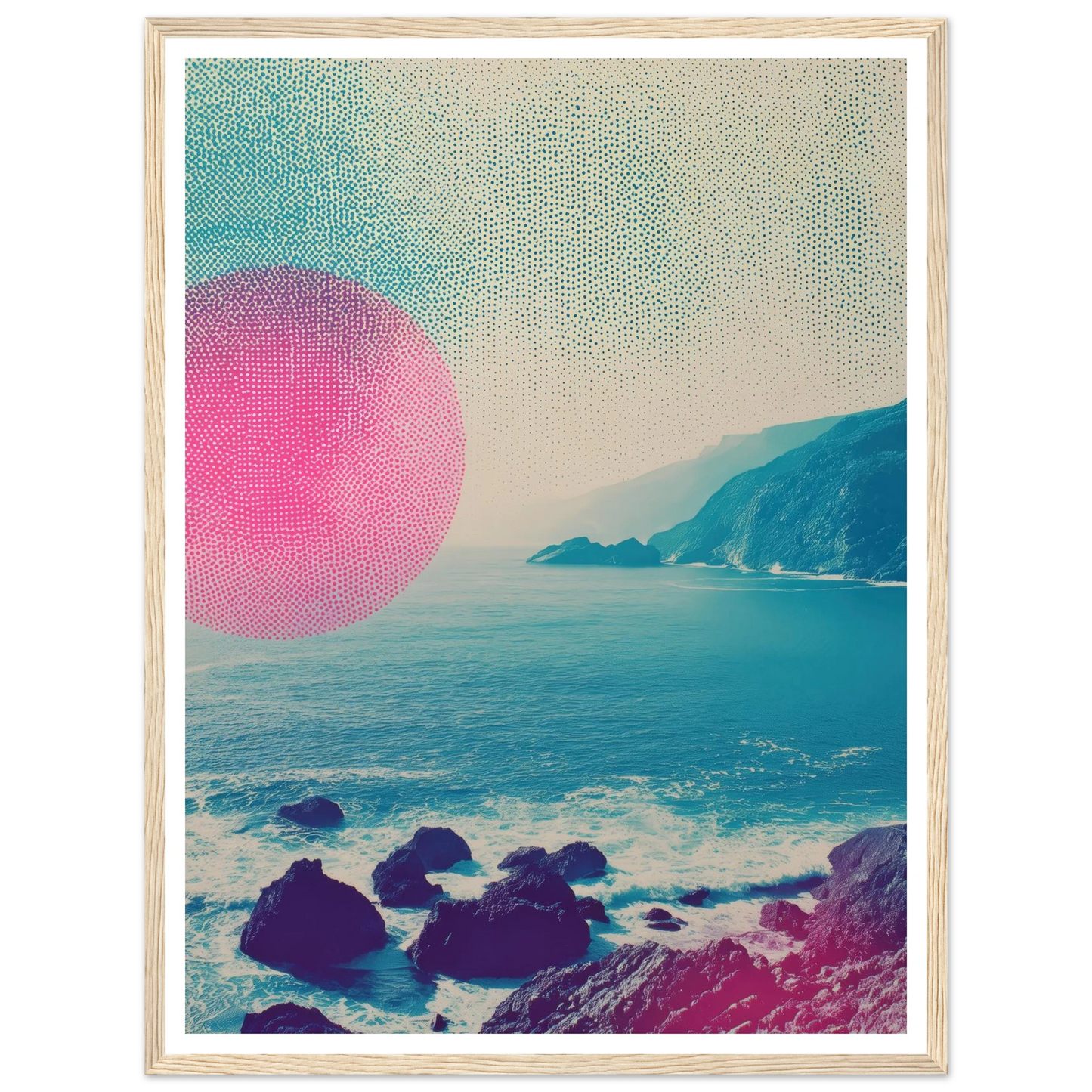 The False Sun - Framed Poster - 30x40 cm / 12x16″ - Black frame