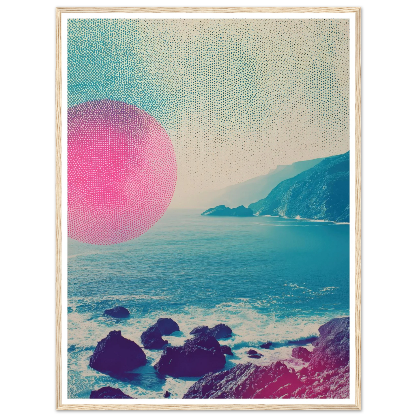 The False Sun - Framed Poster - 30x40 cm / 12x16″ - Black frame