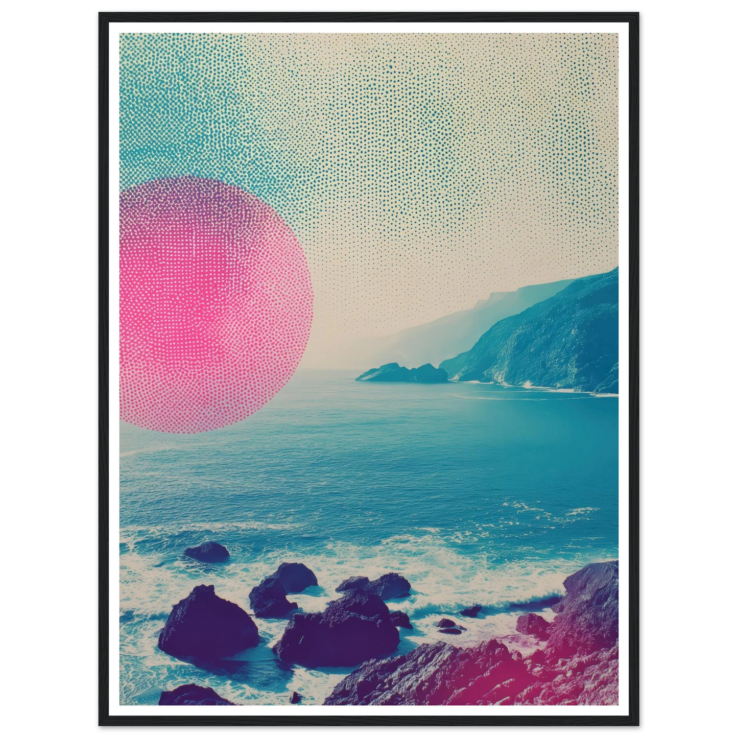 The False Sun - Framed Poster - 30x40 cm / 12x16″ - Black frame