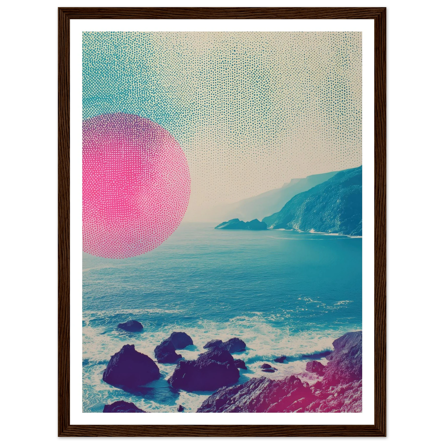 The False Sun - Framed Poster - 30x40 cm / 12x16″ - Black frame