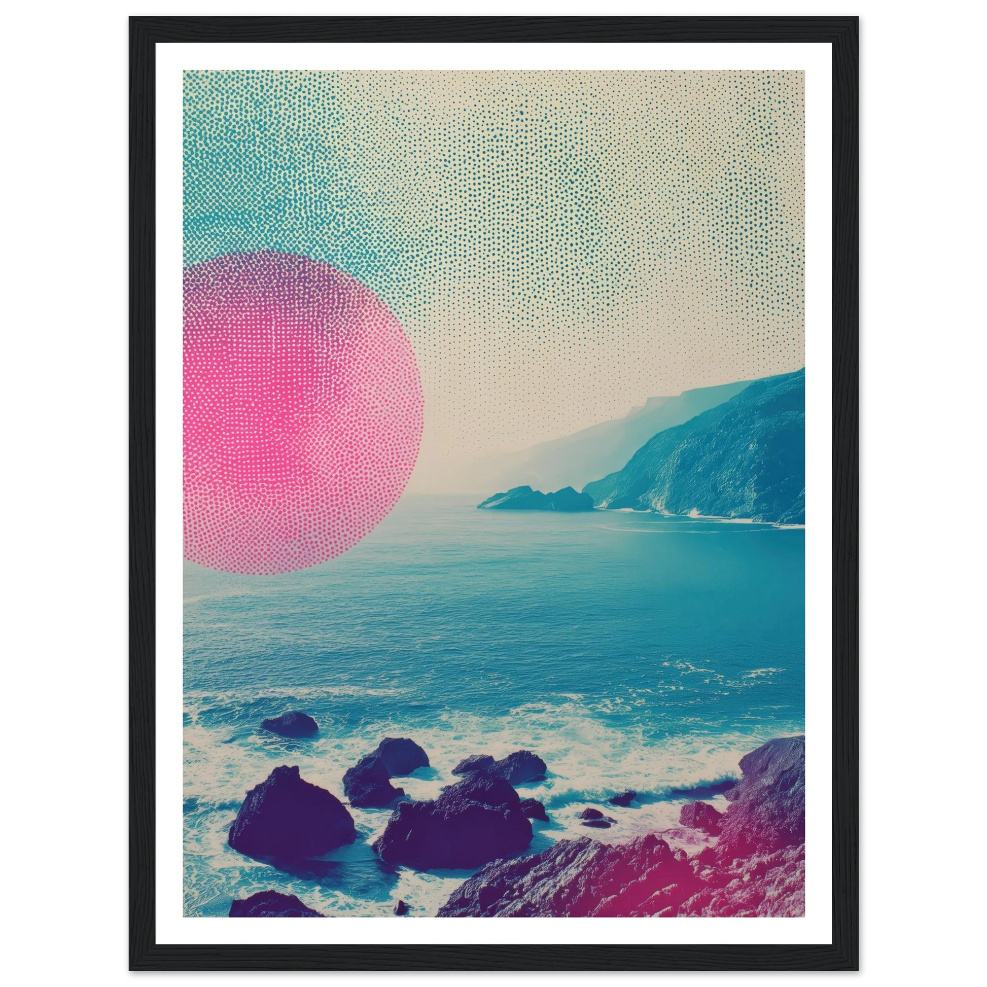 The False Sun - Framed Poster - 30x40 cm / 12x16″ - Black frame