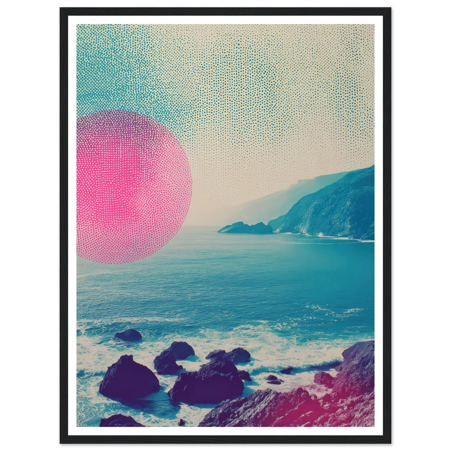 The False Sun - Framed Poster - 30x40 cm / 12x16″ - Black frame