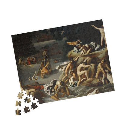 The Flood Puzzle | Antonio Carracci - - 252 pcs (Horizontal) - 