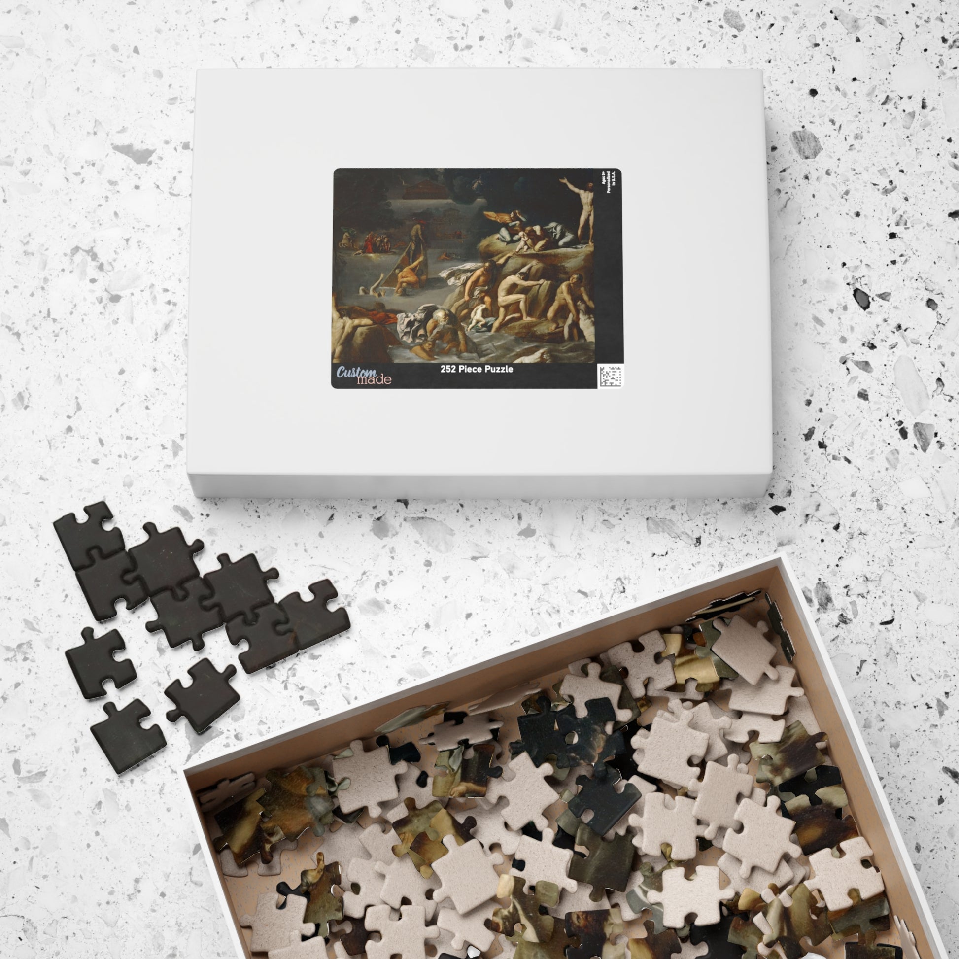 The Flood Puzzle | Antonio Carracci - - 252 pcs (Horizontal) - 