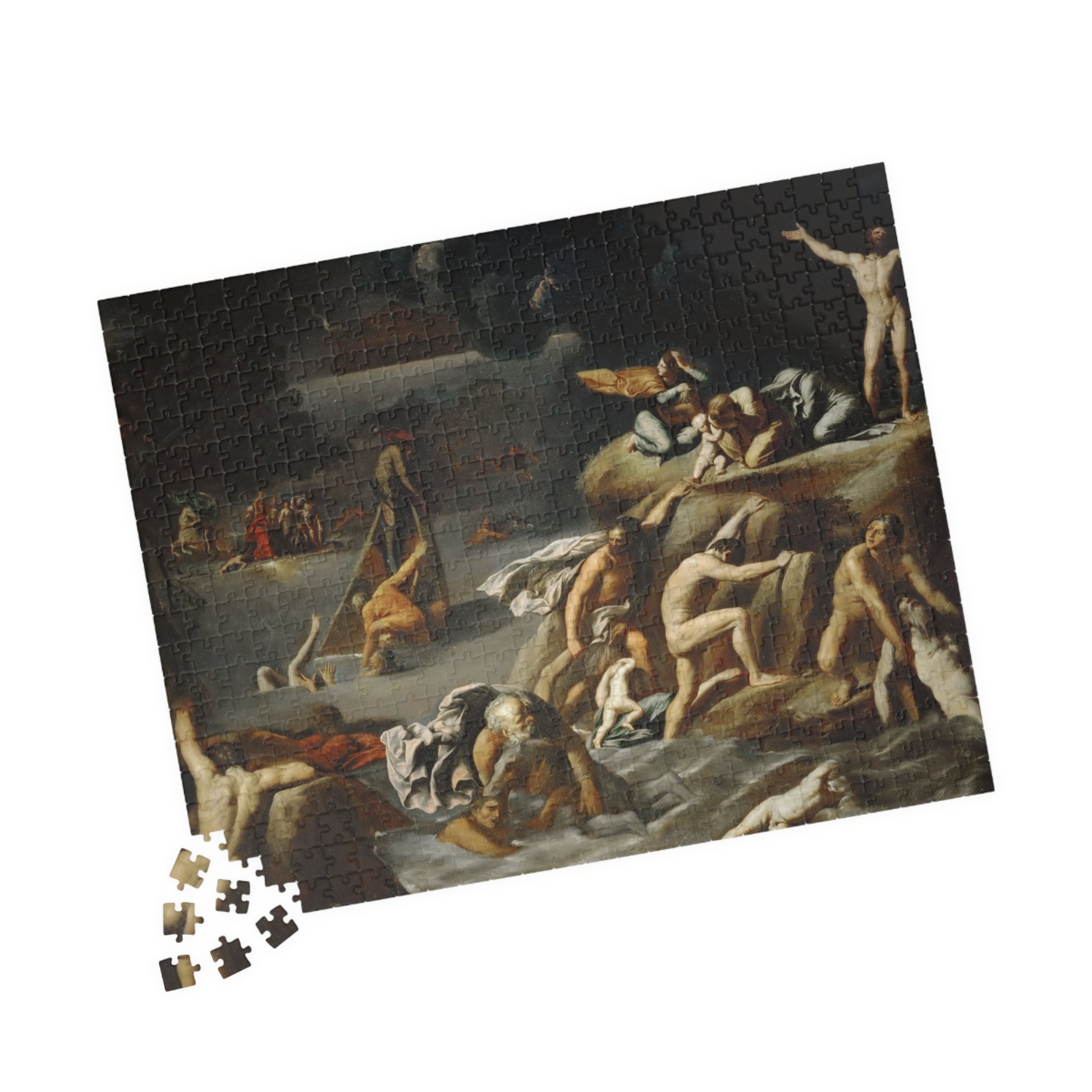 The Flood Puzzle | Antonio Carracci - - 252 pcs (Horizontal) - 