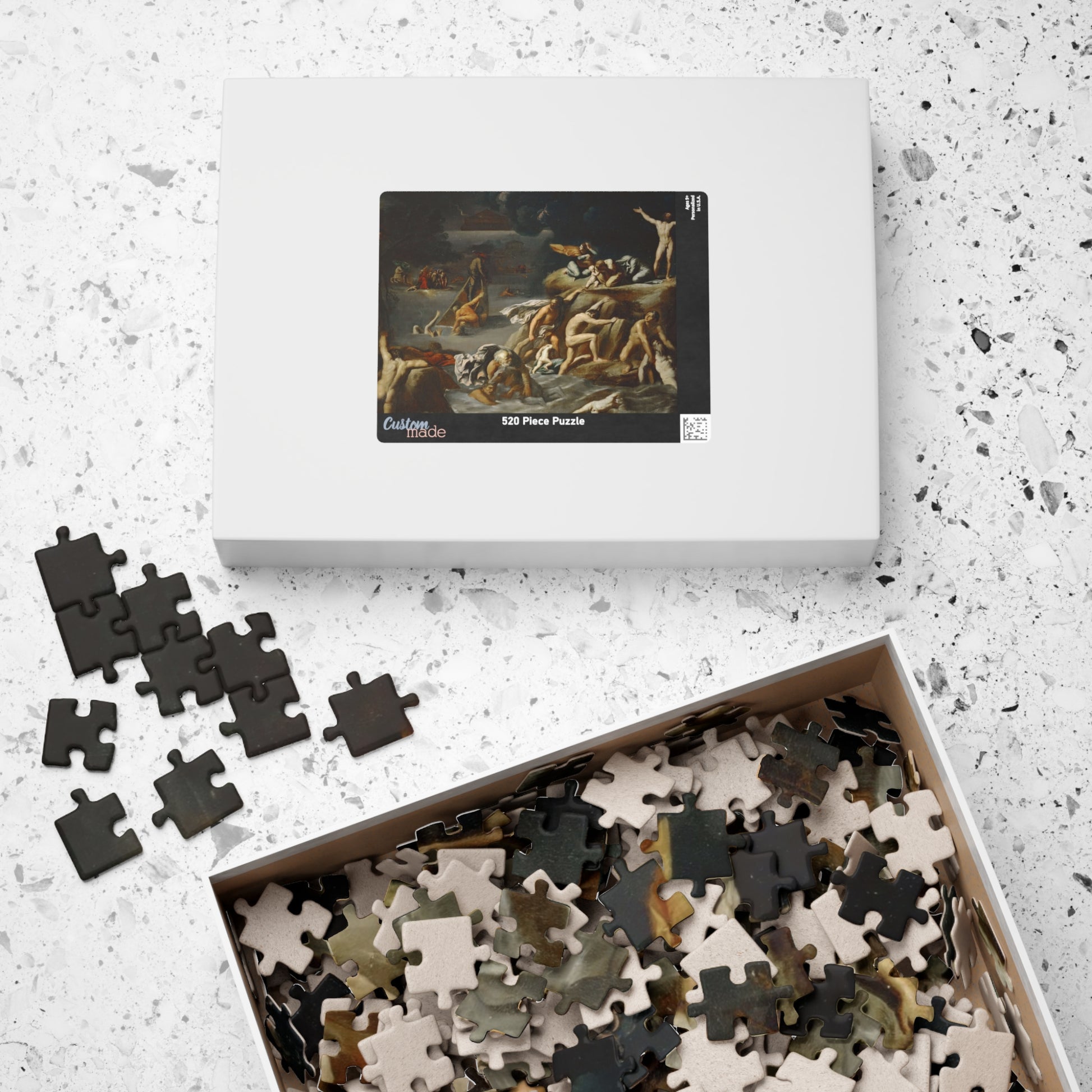 The Flood Puzzle | Antonio Carracci - - 252 pcs (Horizontal) - 