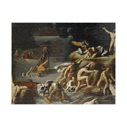 The Flood Puzzle | Antonio Carracci - - 252 pcs (Horizontal) - 
