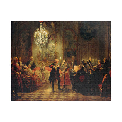 The Flute Concert Puzzle | Adolph Menzel - - 252 pcs (Horizontal) - 