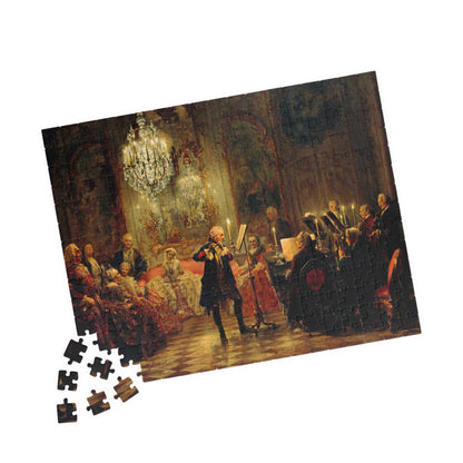 The Flute Concert Puzzle | Adolph Menzel - - 252 pcs (Horizontal) - 