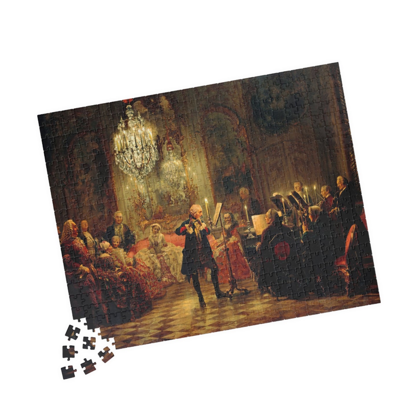 The Flute Concert Puzzle | Adolph Menzel - - 252 pcs (Horizontal) - 